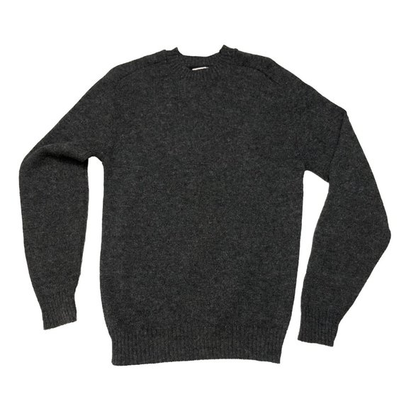Vintage Fall River Knitting Mills Gray Crewneck Pullover Sweater-Men’s Large USA - Picture 1 of 7